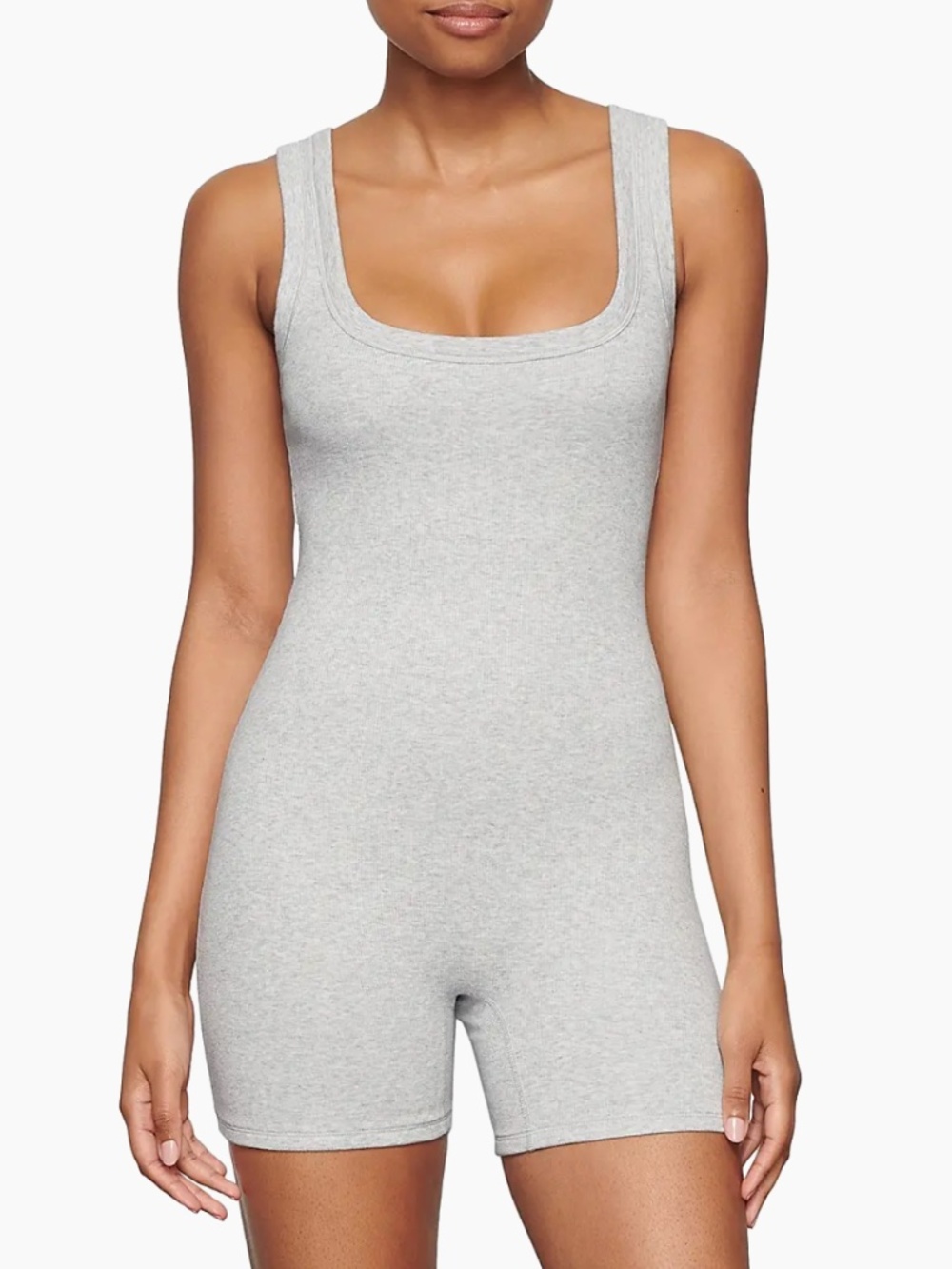 SKIMS Cotton Rib Onesie Bodysuit